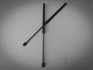 Ford Bronco Hood Strut Kit - Carbon Steel - Black